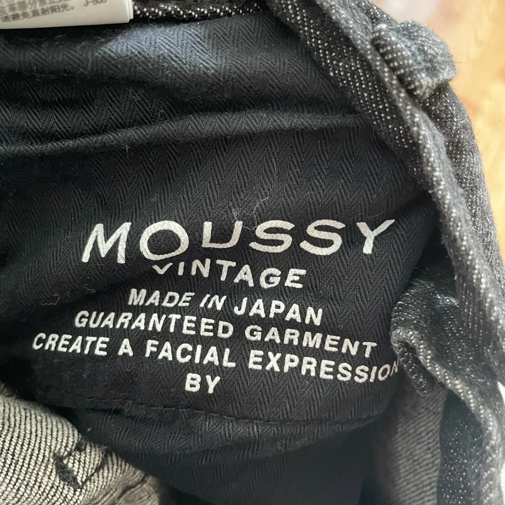 Moussy Vintage Checotah Distressed Skinny Jeans in Black Size 26 - Picture 11 of 13